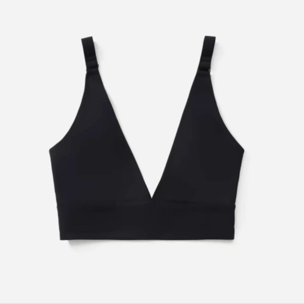 Everlane The ReNew Invisible Bra Black